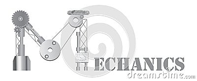 Mechanics logo Stock Photo