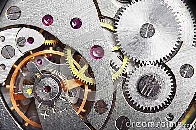 Mechanism gear Stock Photo