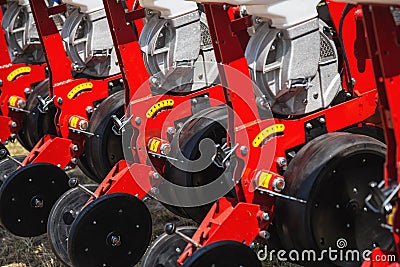 Mechanized machinery equipment for agriculture industry Stock Photo