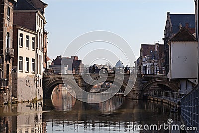 Mechelen - old city in Belgium Stock Photo