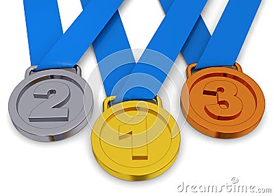 Medal - 3D Stock Photo