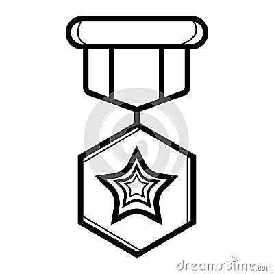 Medal Icon vector Vector Illustration