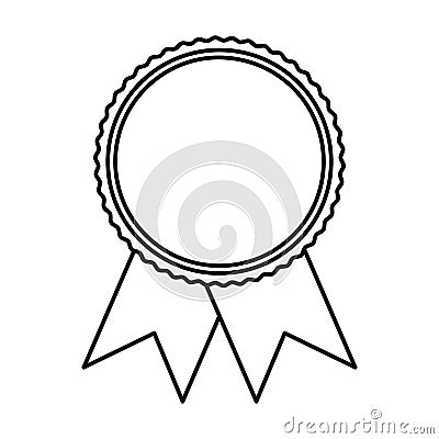 Medal price award icon Vector Illustration