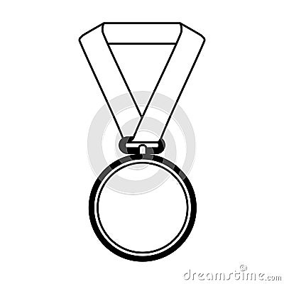 Medal price award icon Vector Illustration