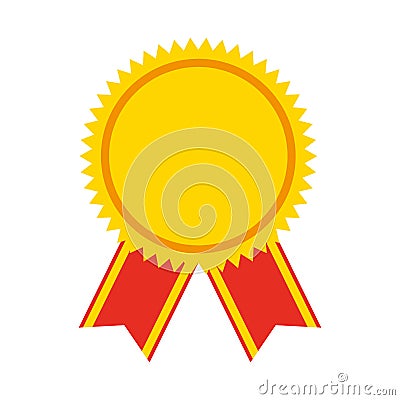 Medal price winner award Vector Illustration