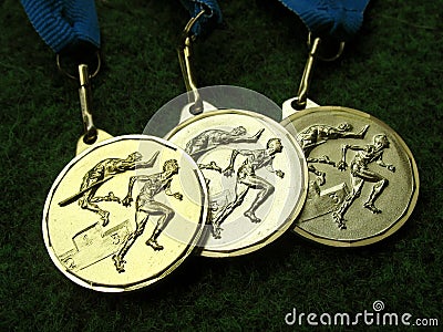 Medals 2 Stock Photo