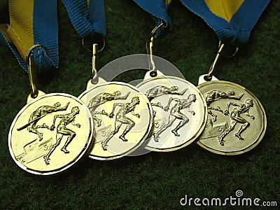 Medals 3 Stock Photo