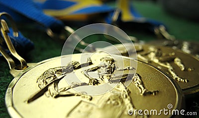 Medals 4 Stock Photo