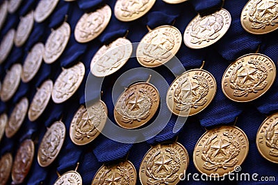 Medals Stock Photo