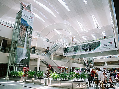 Kualanamu International Airport on the First Floor Inside the Building Editorial Stock Photo