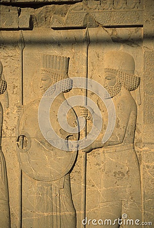 Medes and Persians - ancient soldiers Stock Photo