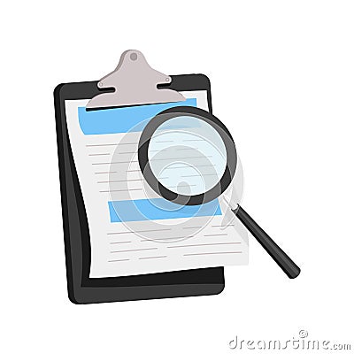 Media file management icon vector. Searching image and video files in database. Document management Vector Illustration