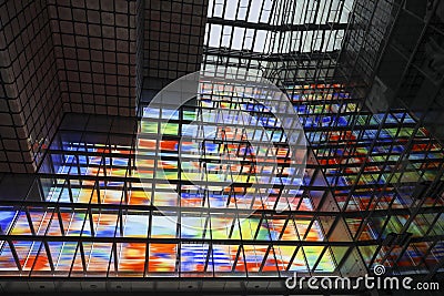 Media museum (former Beeld and Geluid) at the media park in Hilversum Editorial Stock Photo