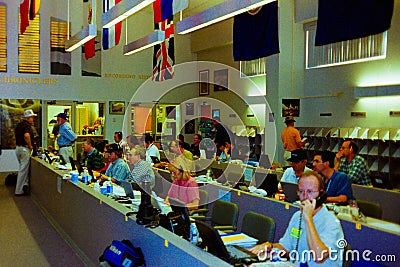 Media press center NASA Cape Canaveral Editorial Stock Photo