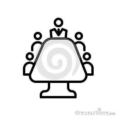 mediation icon isolated on white background Vector Illustration