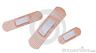 Medical adhesive plasters, first aid for cuts Stock Photo