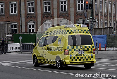 MEDICAL AMBULANCE Editorial Stock Photo