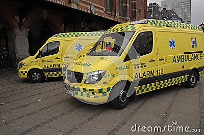 MEDICAL AMBULANCE Editorial Stock Photo