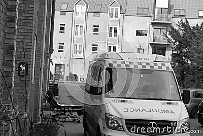 Medical ambulance Editorial Stock Photo