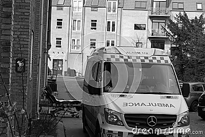 Medical ambulance Editorial Stock Photo