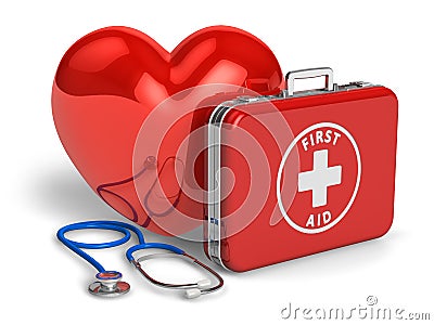 Medical assistance and cardiology concept Stock Photo