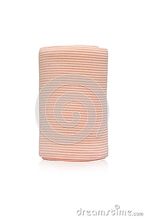 Medical bandage roll ,Elastic bandage Stock Photo