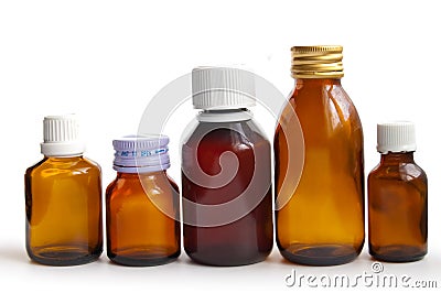 Medical bottle Stock Photo