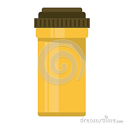 Medical bottle pills pharmacy Vector Illustration