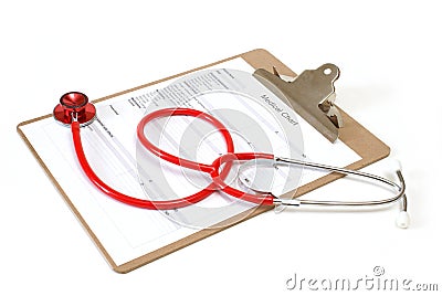 Medical Chart Stock Photo