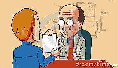 Medical checkup Vector Illustration