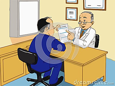 Medical checkup Vector Illustration