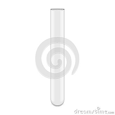 Medical chemistry vial test-tube vector Vector Illustration