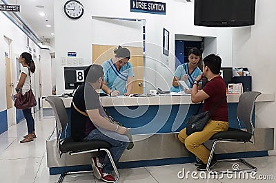 Medical clinic in Asia Editorial Stock Photo