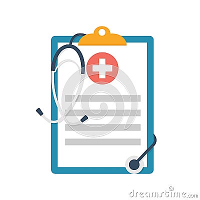 Medical clipboard vector Vector Illustration