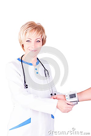 Medical concept. Doctor at work Stock Photo