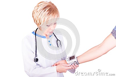 Medical concept. Doctor at work Stock Photo