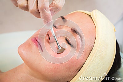Medical cosmetic procedure Stock Photo