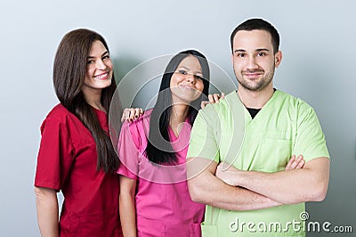 Medical or dental team Stock Photo