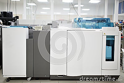 Medical devices for analyzes. blood tested for AIDS and other diseases. definition of DNA. selective focus Stock Photo