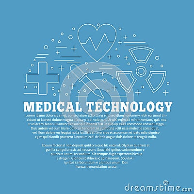 Medical diagnostic, checkup graphic design concept Vector Illustration