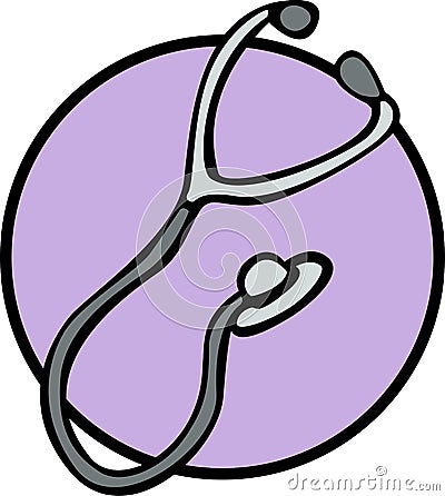 Medical doctor stethoscope vector illustration Vector Illustration