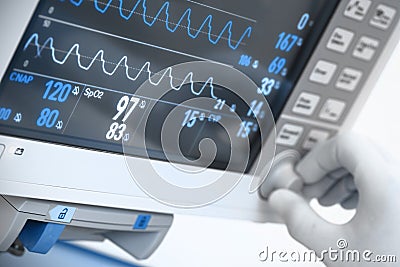 Medical electronics. Stock Photo