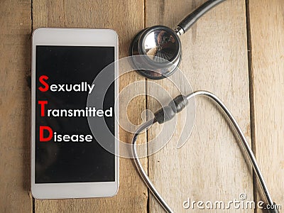 Medical and Health Care Concept, STD Sexually Transmitted Disease Stock Photo