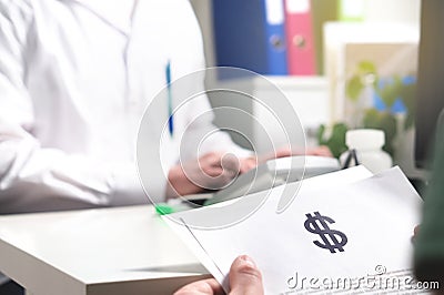 Medical and health care prices concept. Stock Photo