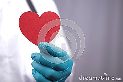 medical heart cure care check symbol Stock Photo