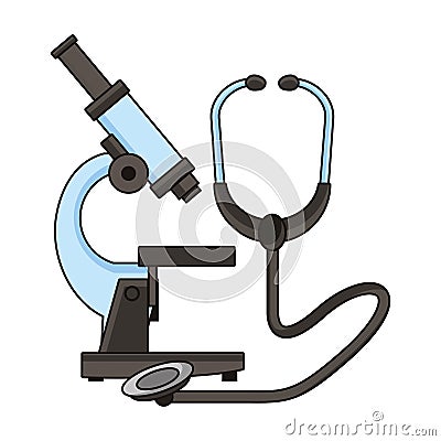 Medical heatlh medicine care cartoon Vector Illustration