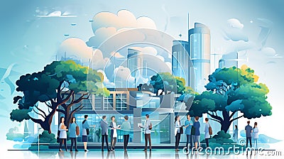 Medical hub concept, Healthcare service 1 Stock Photo