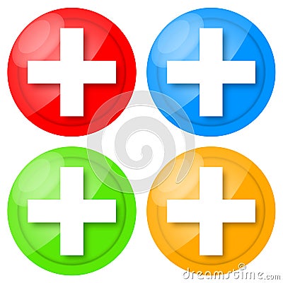 Medical icon set Stock Photo