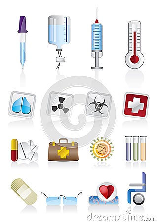 Medical icons Vector Illustration