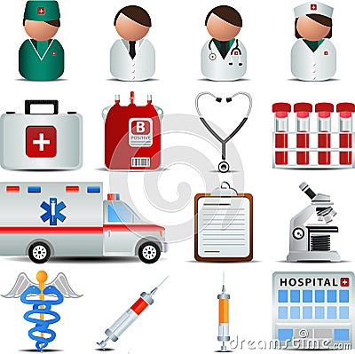 Medical icons Vector Illustration